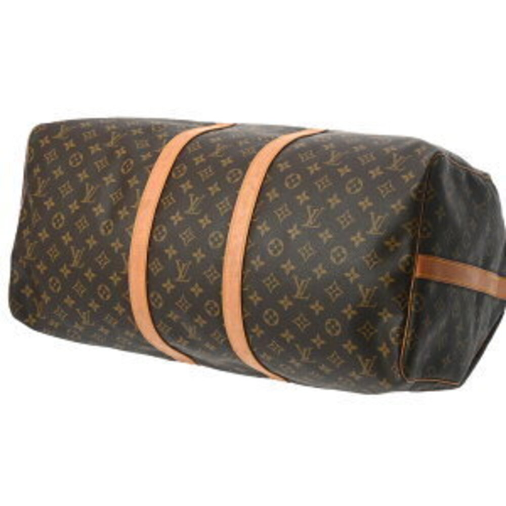 Louis Vuitton Monogram Keepall Bandouliere Brown Canvas Boston Bag - Picture 5 of 7